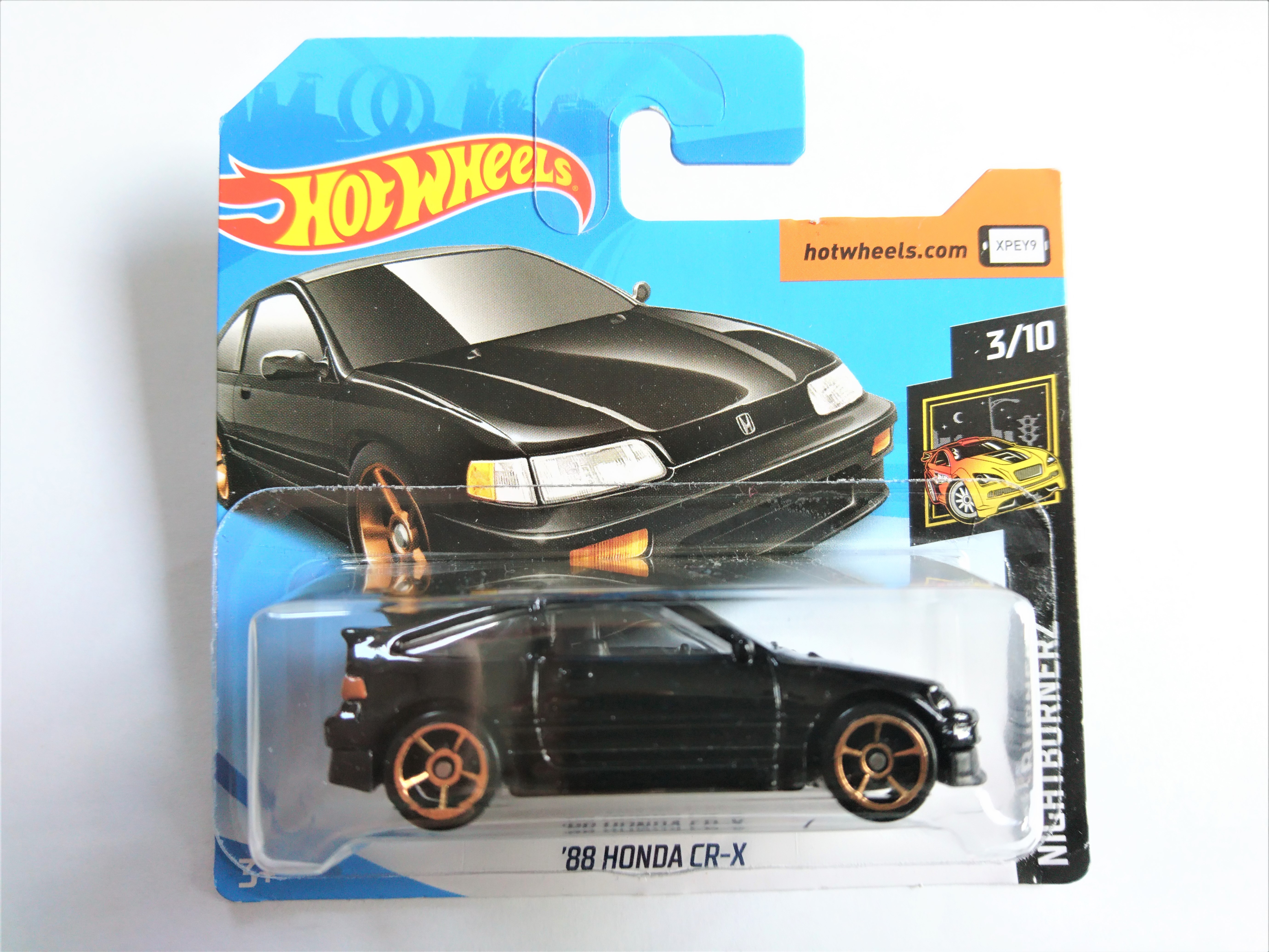 hot wheels 88 honda crx black