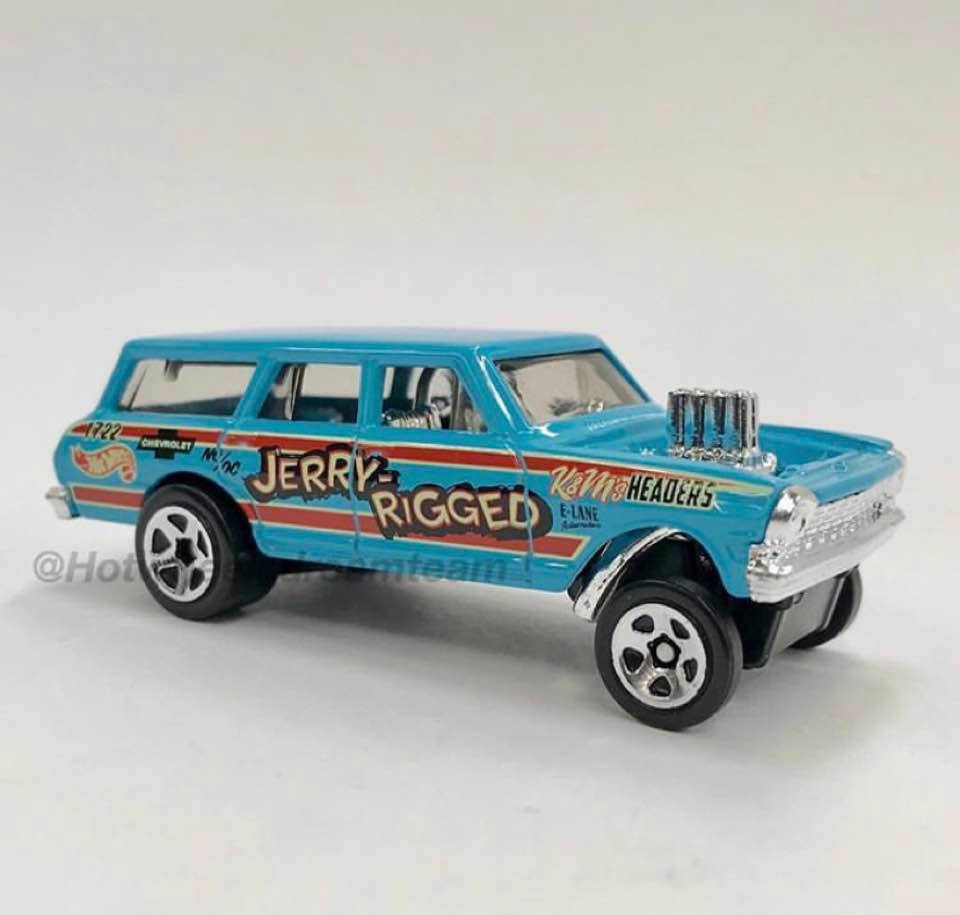 hot wheels 64 nova wagon gasser