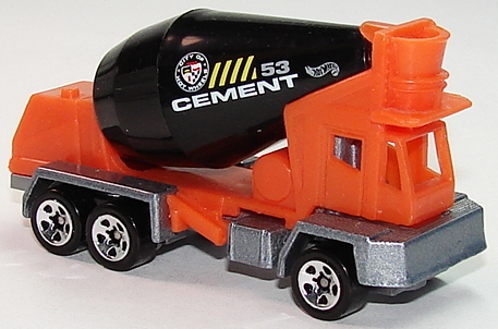 hot wheels cement truck