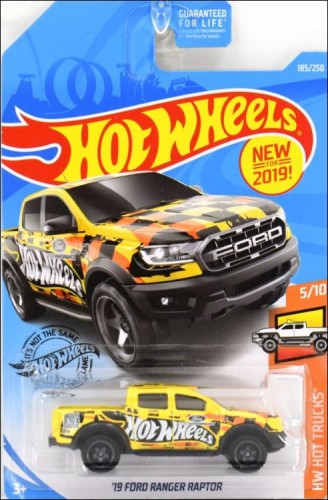 19 ford ranger raptor hot wheels