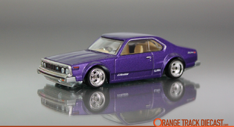 hot wheels nissan skyline gtr r33 purple