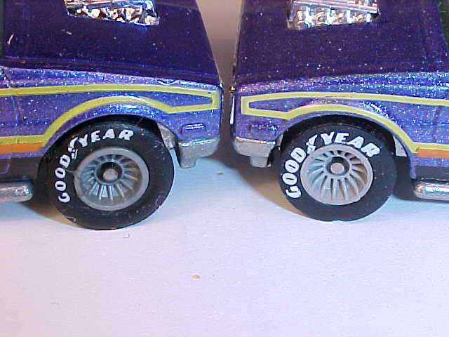 old hot wheels with rubber tires