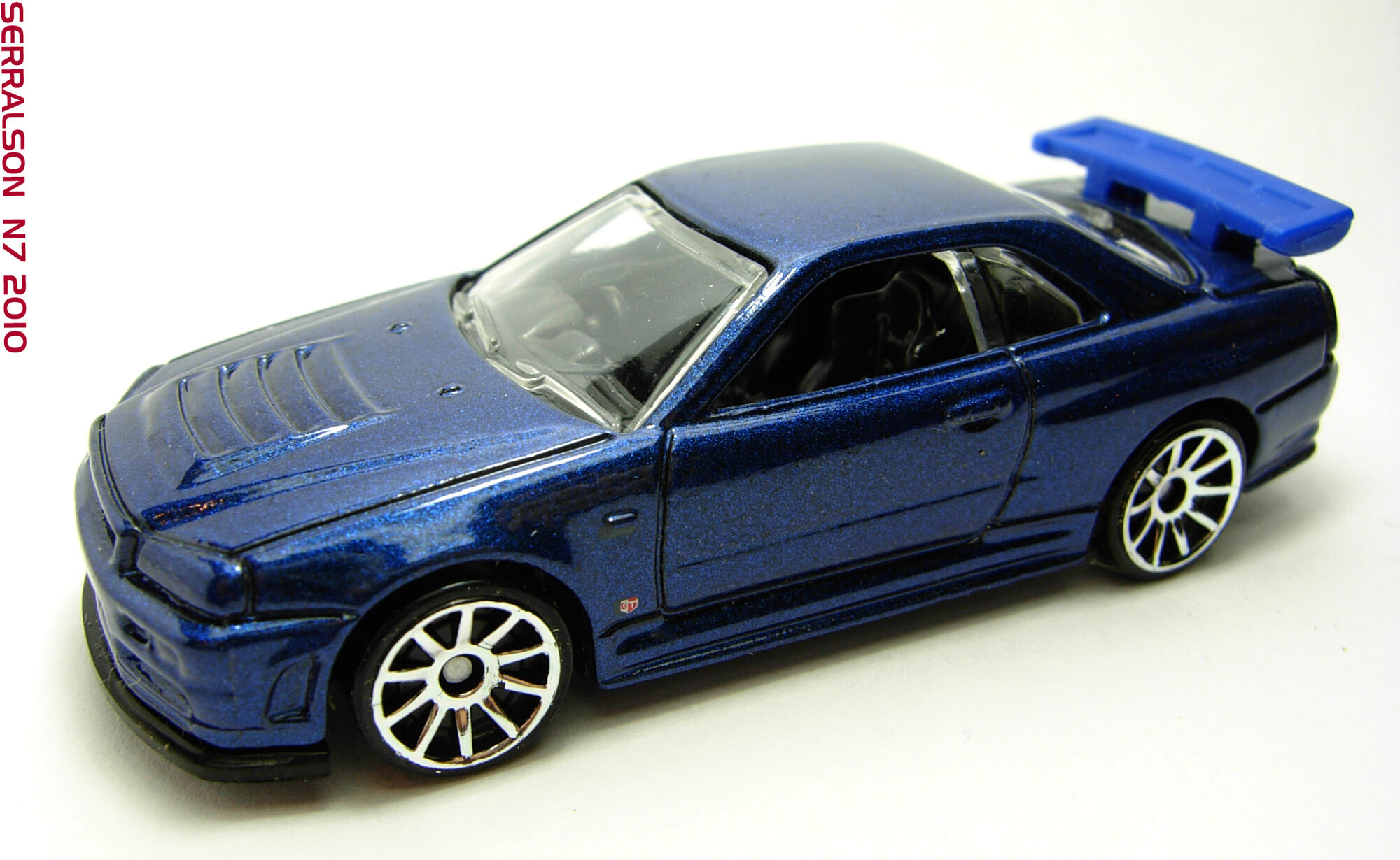 Image NISSAN SKYLINE GTR34 BLUE.jpg Hot Wheels Wiki FANDOM