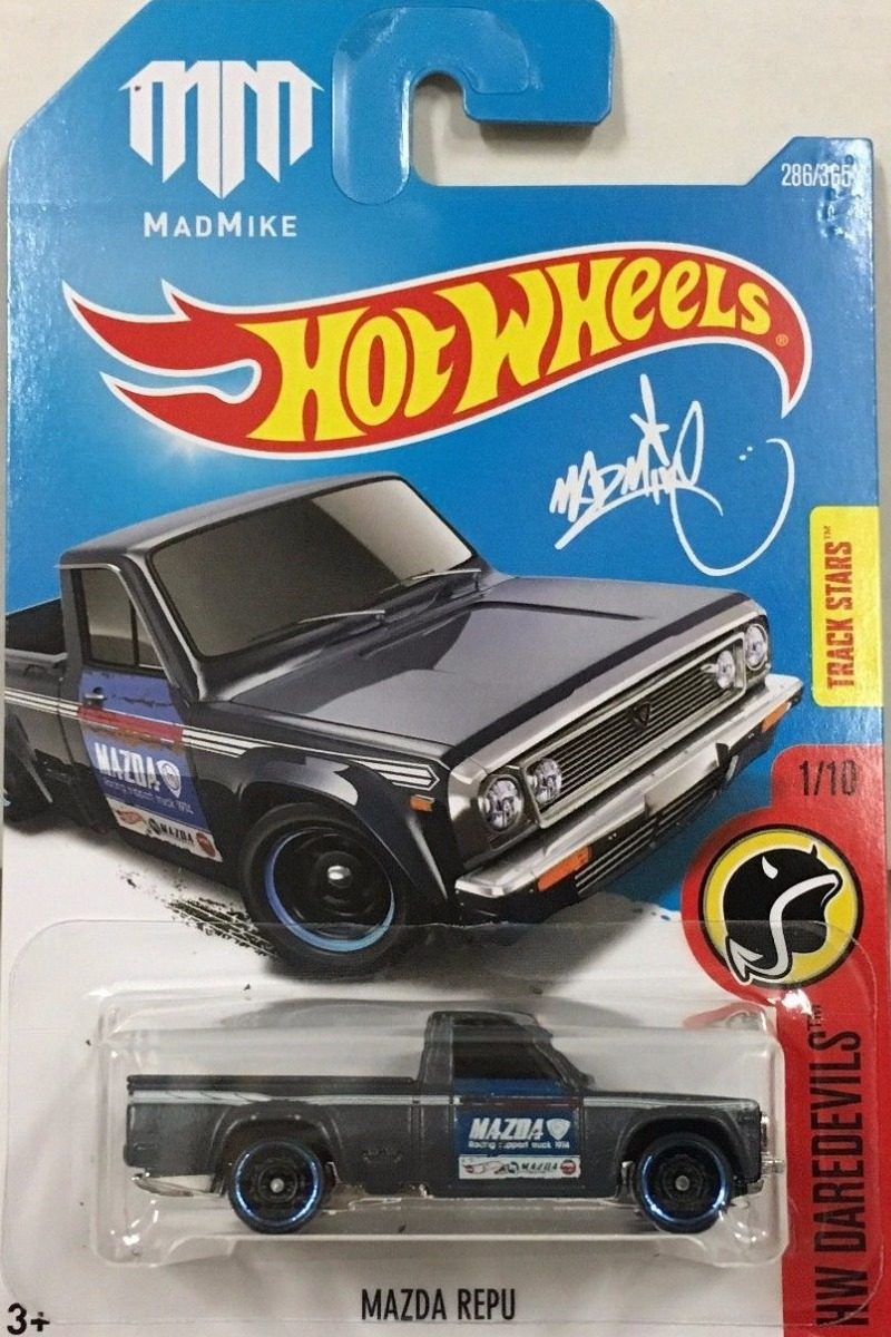 hot wheels mazda repu white