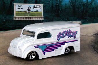 hot wheels got milk truck