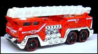 hot wheels fire truck