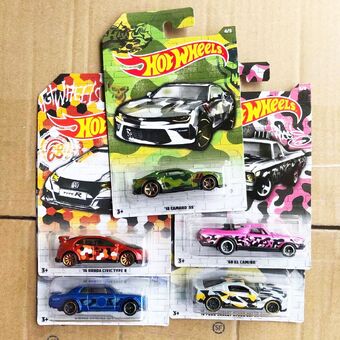 hot wheels camouflage 5 pack