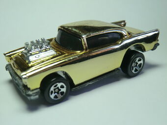 1976 hot wheels 57 chevy gold