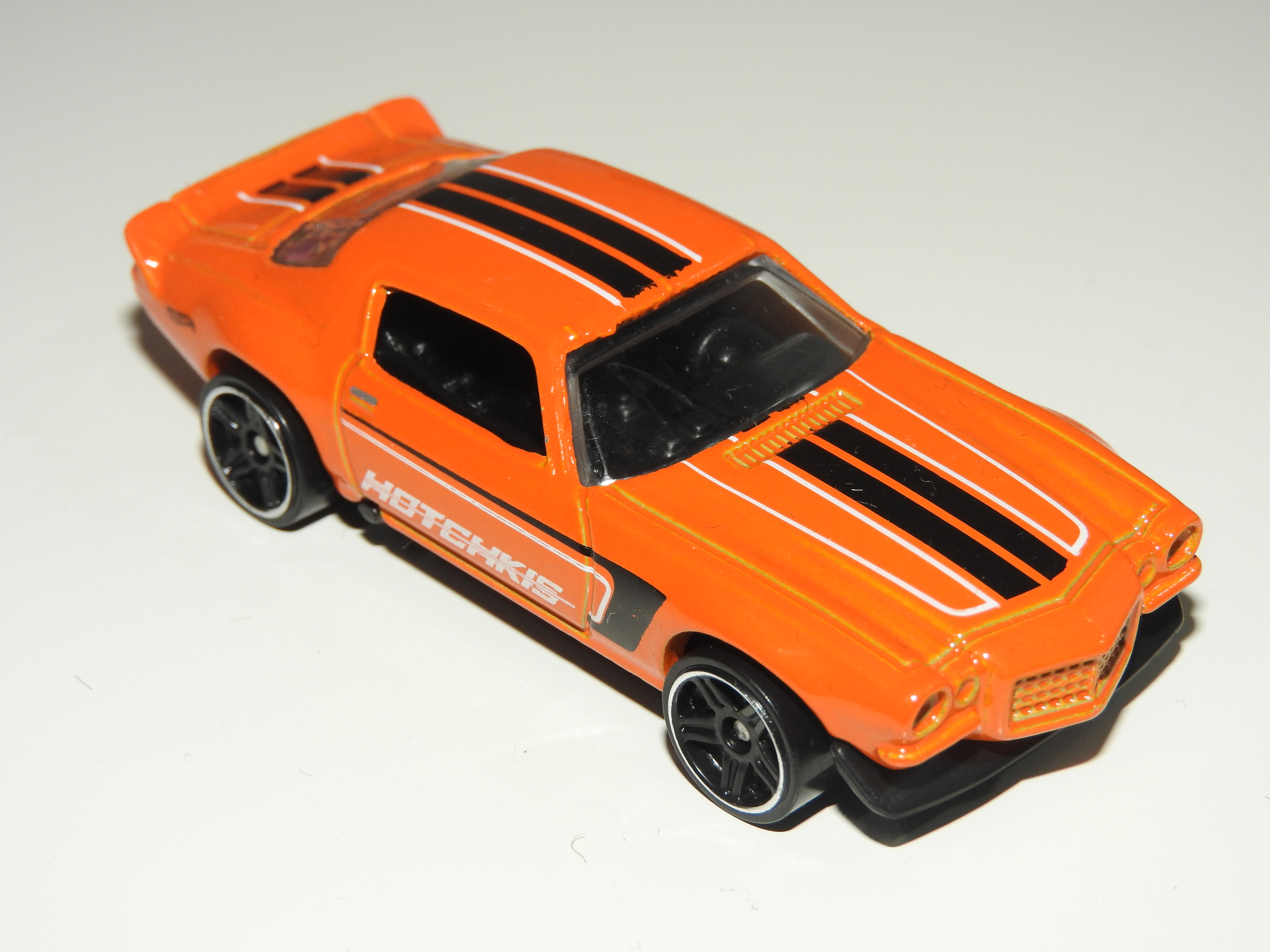 hot wheels 70 camaro orange