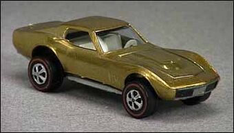 hot wheels custom corvette 1968