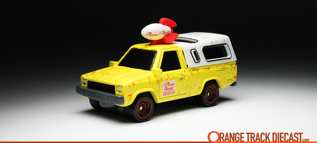 pizza planet hot wheels truck