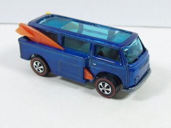 hot wheels vw bus with surfboards