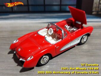 hot wheels 57 corvette