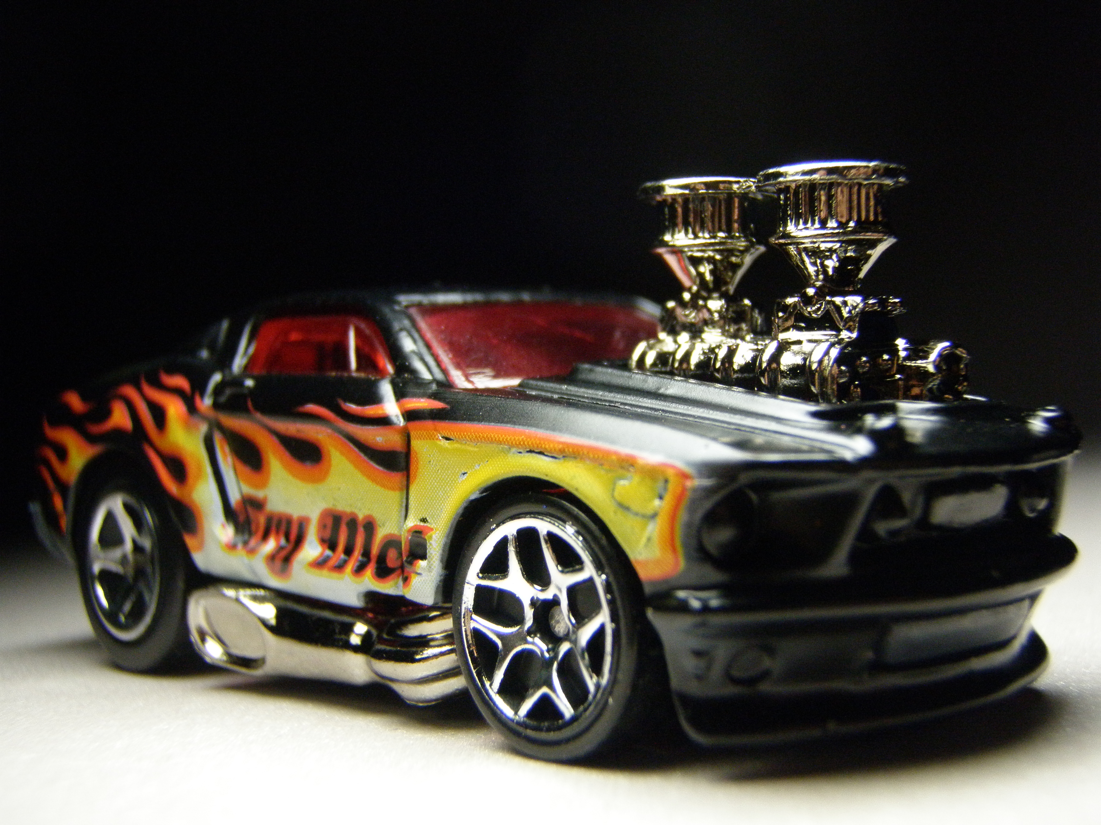 hot wheels 68 mustang tooned