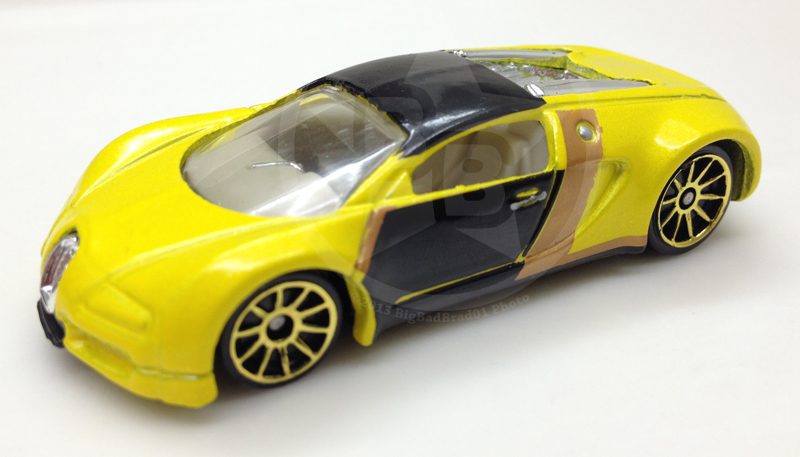 hot wheels bugatti veyron yellow