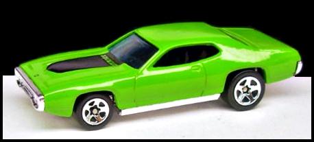 Hot Wheels 2002 Plymouth GTX 1971 Yellow 5sp 55001
