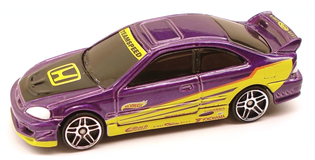 hot wheels honda civic si 2001