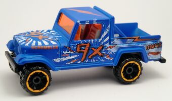 hot wheels blue jeep