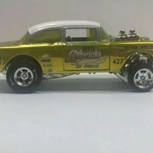 hot wheels 55 chevy bel air gasser black