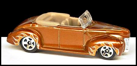 hot wheels 40 ford convertible