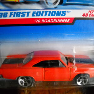 hot wheels 1998 first editions 70 roadrunner