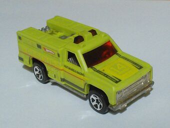 1974 hot wheels rescue unit