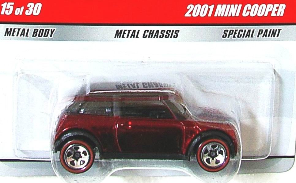 hot wheels 2001 mini cooper
