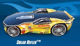solar reflex hot wheels car