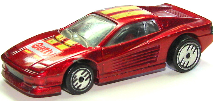 ferrari testarossa hot wheels 1986