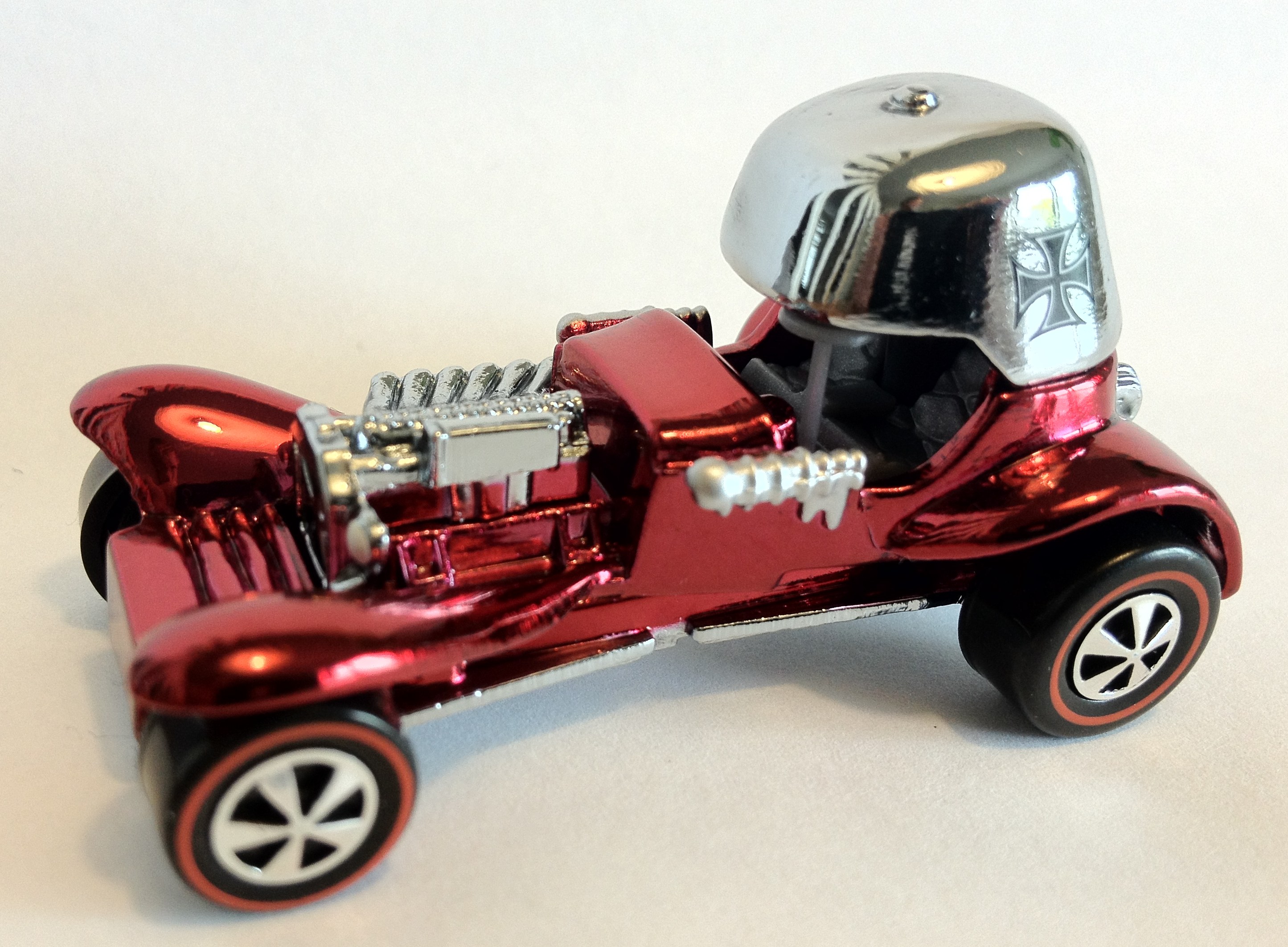 1970 red baron with white interior hot wheels