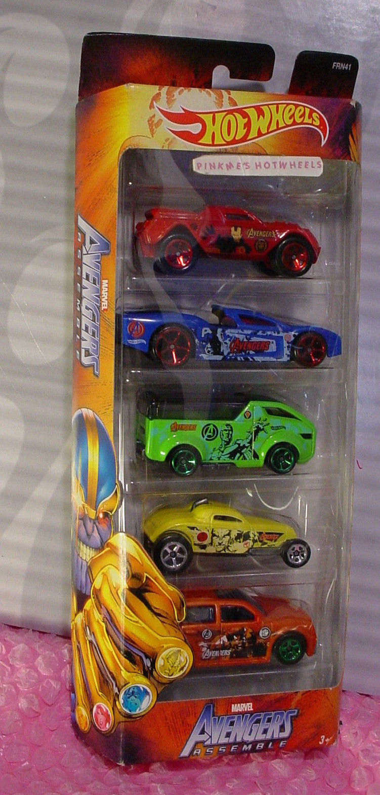 hot wheels avengers 5 pack