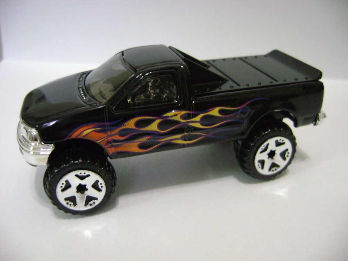 hot wheels black truck