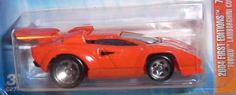 hot wheels lamborghini countach tooned