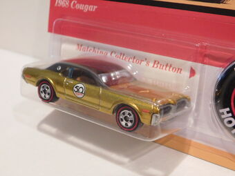 hot wheels 1968 cougar 50th anniversary