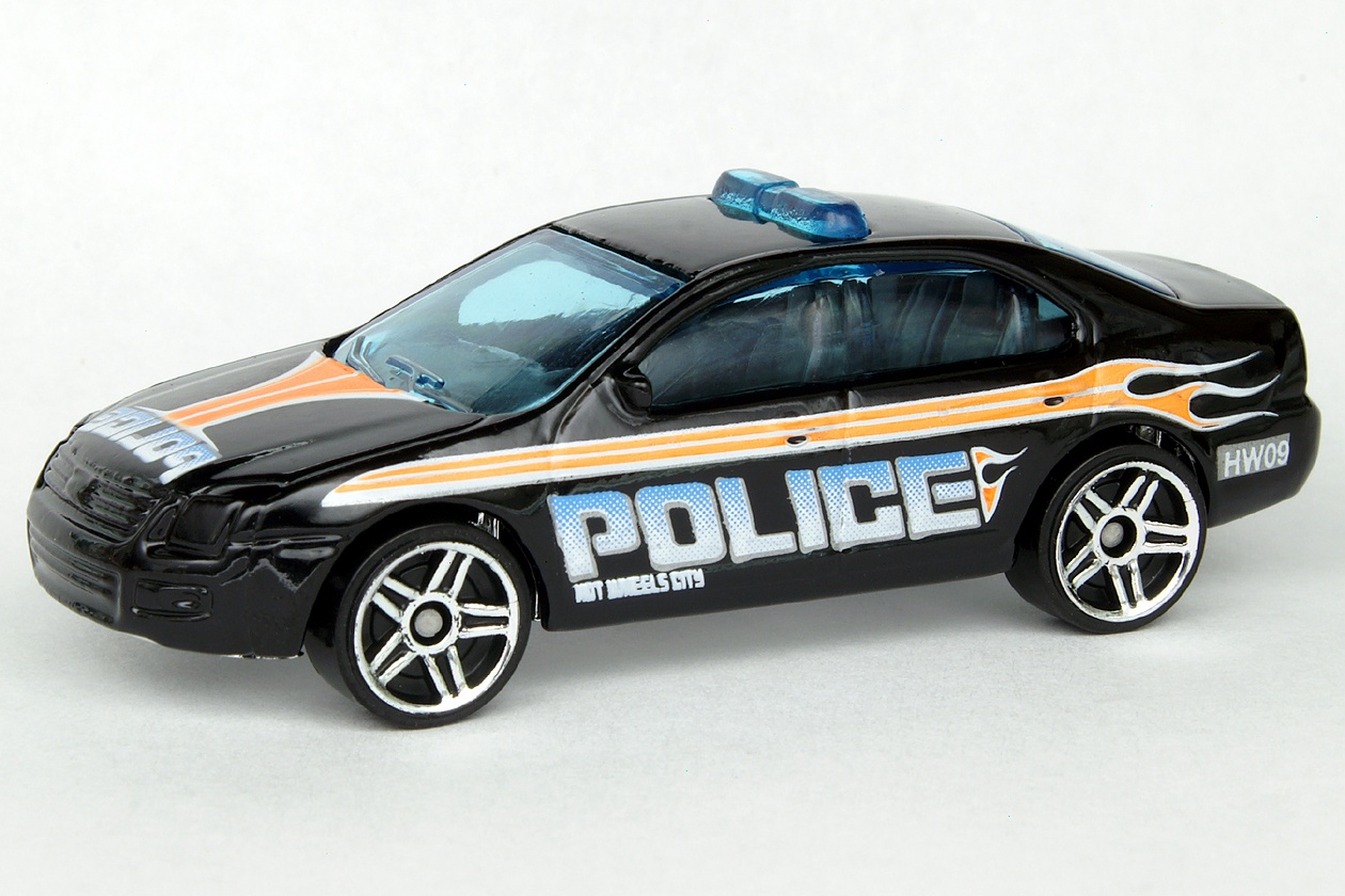 hot wheels police car with lights