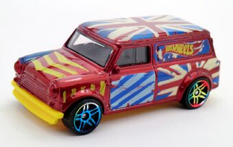 hot wheels austin mini van