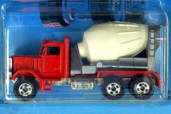 hot wheels cement truck