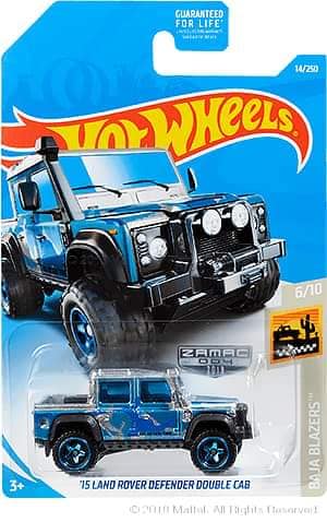 defender hot wheels