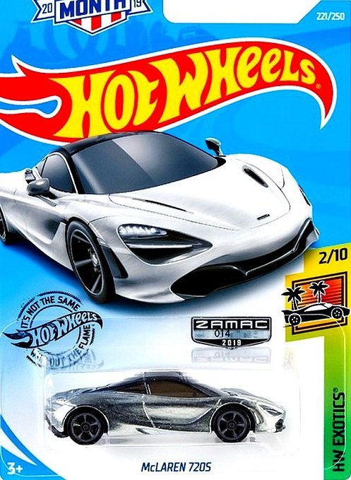 hot wheels mclaren 7205