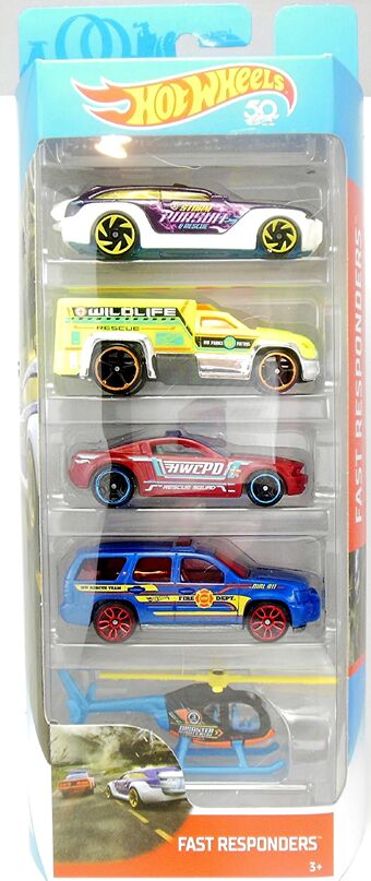 5 pack hot wheels 2018