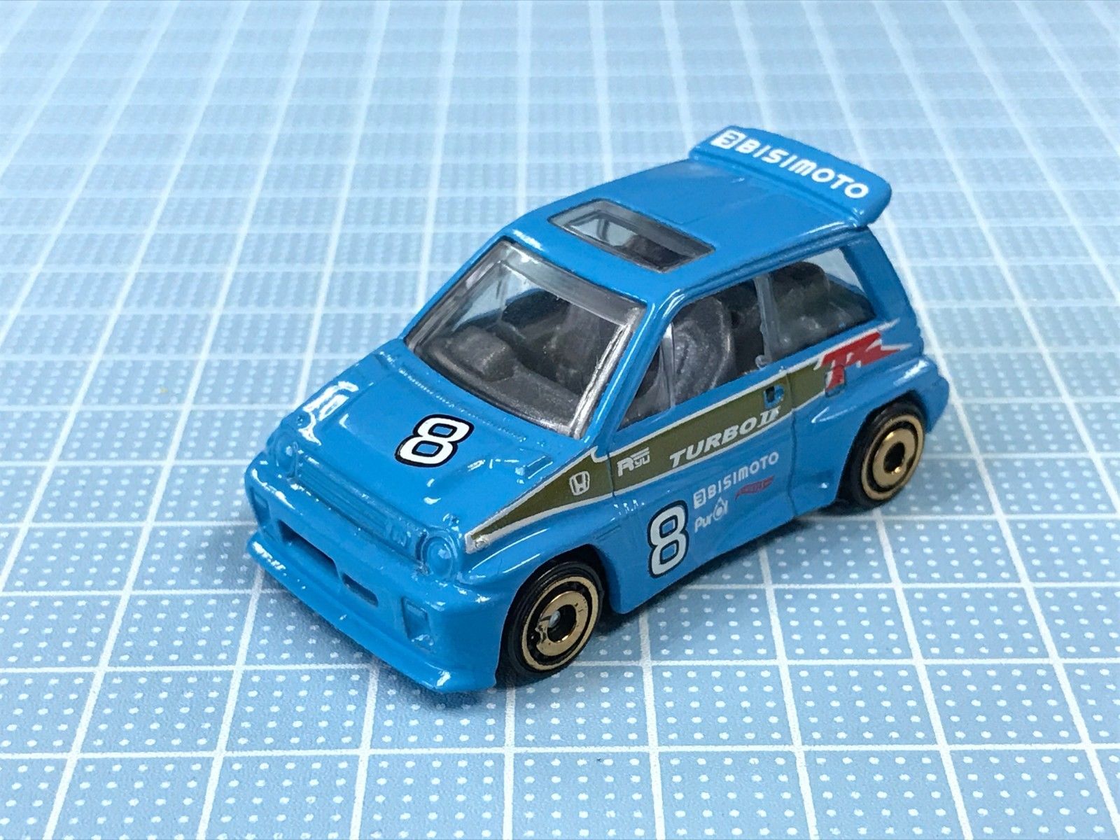 hot wheels 85 honda city turbo ii blue