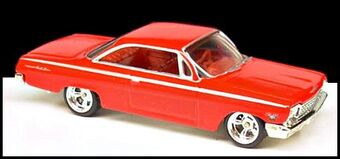 hot wheels 62 chevy impala