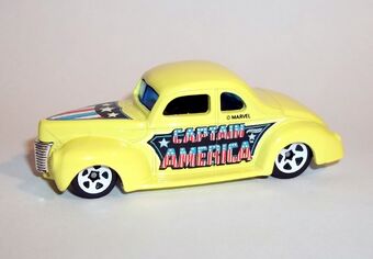 hot wheels 40 ford coupe captain america