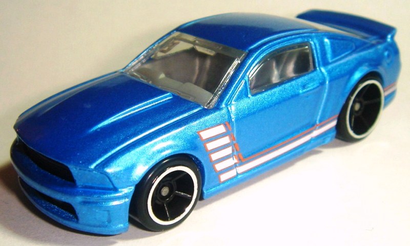 hot wheels blue mustang