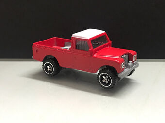 hot wheels land rover double cab