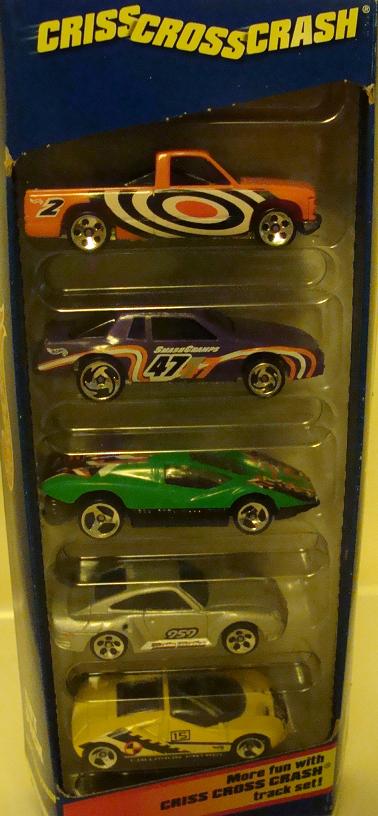 hot wheels criss cross crash 5 pack