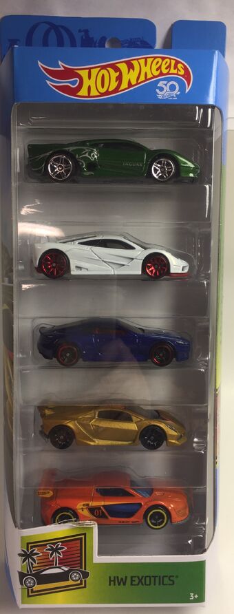 hot wheels hw exotics 5 pack 2019