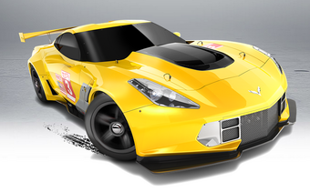 hot wheels corvette c7r