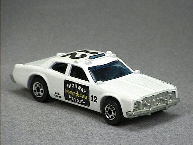 hot wheels 1977 police car 123