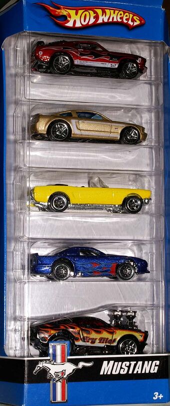 hot wheels mustang 5 pack